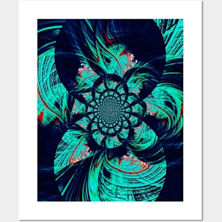 fractal vision Posters and Art